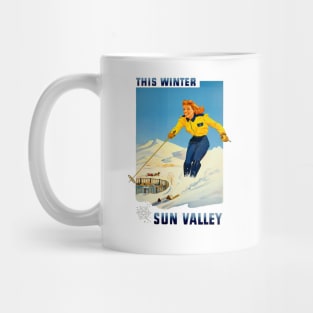 Sun Valley - Vintage Travel Mug